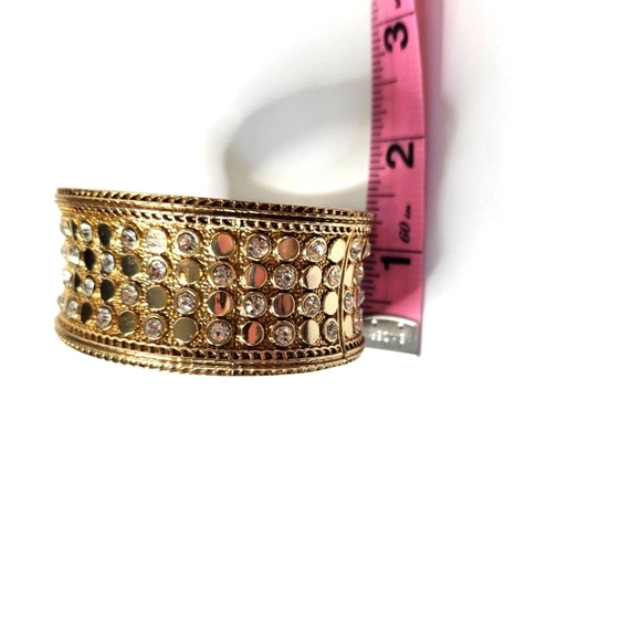 Women's Rhinestone Cuff Bracelet - Picture 5 of 5